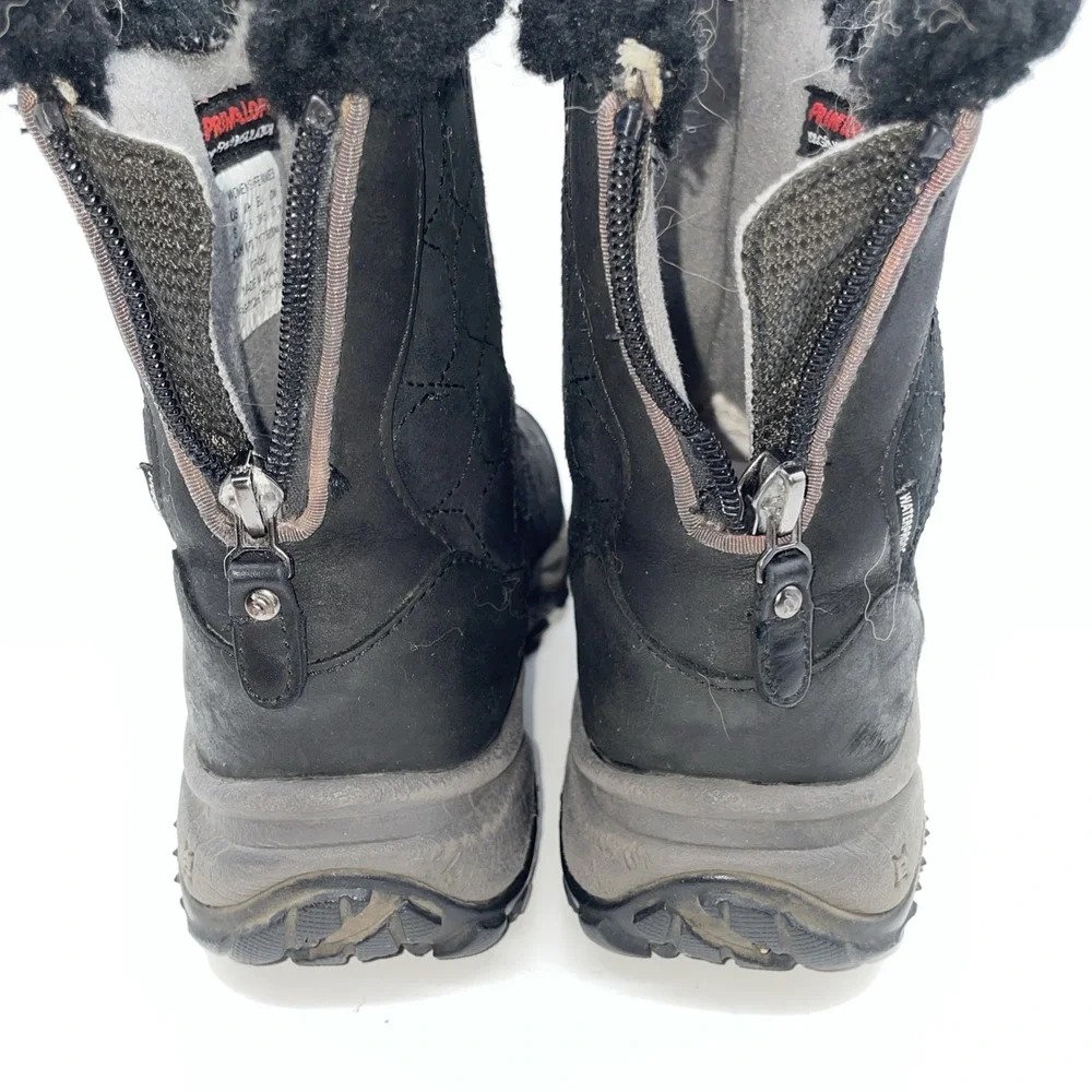 North Face Bella Alta Primaloft Waterproof Black Snow Winter Boots Women's‎ Sz 8